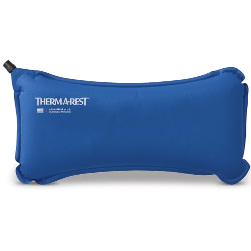 Therm-a-Rest Lumbar Travel Pillow - Self-Inflating Lumbar Support Cushion for Airplane, Car, Office Chair & Travel